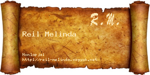 Reil Melinda névjegykártya