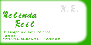 melinda reil business card